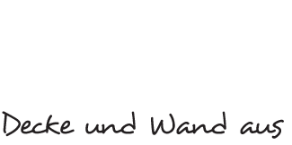 Decke und Wand aus Profihand